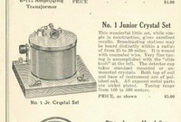 VINTAGE 1920s RITTENHOUSE ADVERTISING BROCHURE W/PRICES! CRYSTAL RADIO! HEADSET