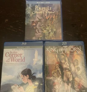 King Of Thorn, Poupelle Of Chimney Town, This Corner Of The World: Anime Sealed - Picture 1 of 5