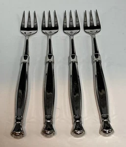 4 Oneida ACT 1 Glossy Stainless Seafood / Cocktail Forks 6 1/4" - Picture 1 of 4