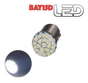 1 ampoule 22 LED BLANC BAY15D feux de jour diurne Roulage Positions Veilleuses - Foto 1 di 3