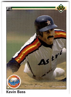 Kevin Bass 1990 Upper Deck #302 Houston Astros - Image 1 of 2