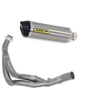 ESCAPE COMPLETO ARROW PARA KAWASAKI VERSYS 650 2015 2016 RACE-TECH TITANIO CARBY - Imagen 1 de 3