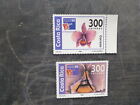 1999 COSTA RICA ORCHIDS SET 2 MINT STAMPS