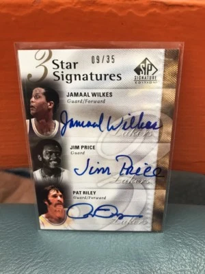 2009-10 Upper Deck SP Signature Triple Auto Wilkes, Price & Riley #’d 35 - Image 1 of 2