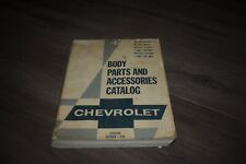 1938-1969 Chevy body parts & accessories catalog Corvette truck full size car