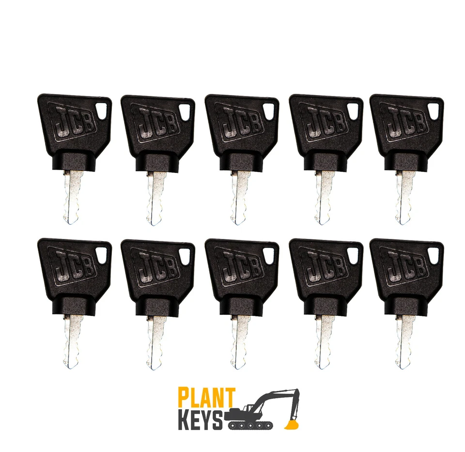 JCB & Bomag (Set of 10) Excavator Keys - Image 1 of 1