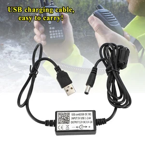 Cable Charger For ICOM F21/V8 Radio Walkie Talkie Accessories USB-DC-5B - Zdjęcie 1 z 10