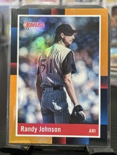 2022 Donruss Orange Holo 1988 Retro Randy Johnson #236 Arizona Diamondbacks
