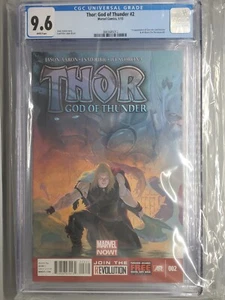 Thor Dios del Trueno 2: CGC 9.6 1ª App de Gorr el Dios Carnicero (debería ser un 9.8) - Imagen 1 de 2
