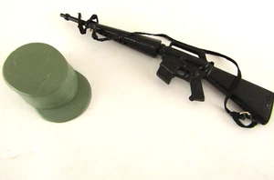 GI Joe 1966 Green Beret M-16 Rifle and Cap - Picture 1 of 11