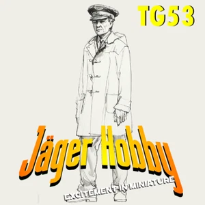 TG53 - 1/24 Oficial de Tripulación Naval con Abrigo de Lona | Figura Modelo a Escala Postura Relajada - Imagen 1 de 30