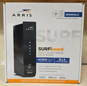ARRIS Surfboard New SBG6950AC2 Cable Modem & Wi-fi Router AC1900 - NEW - Picture 1 of 4