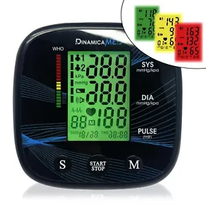 Dinamicamed A-158 Misuratore Pressione con Retroilluminazione,Batterie Incluse - Foto 1 di 7