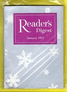 VINTAGE 1951 READERS DIGEST JANUARY !  COOL ADS   other months and years too ! - Picture 1 of 2