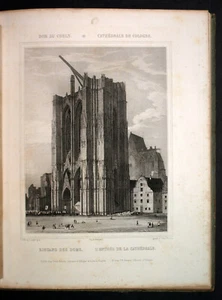 A. de Binzer, LA CATHÉDRALE DE COLOGNE 6 gravures hors texte Architecture - Imagen 1 de 6