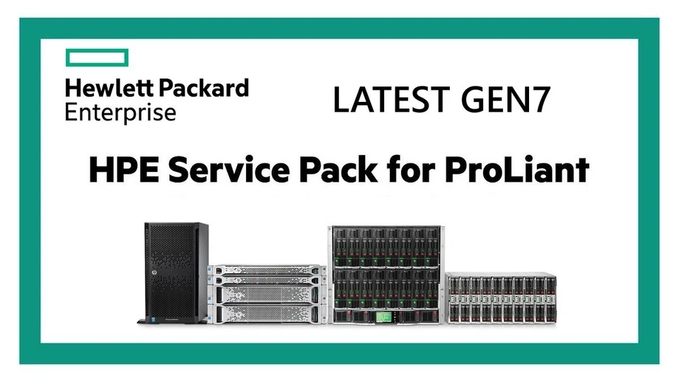 HPE Service Pack ProLiant SPP HP Latest Version Gen7 7.1 Servers  - Instant Link - Image 1 of 4