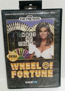 Wheel of Fortune (Sega Genesis, 1992) with Original Hang Tab *No Manual* - Picture 1 of 8