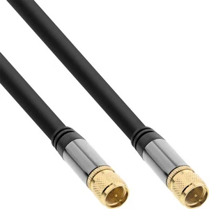3x InLine Premium SAT-Anschlusskabel, 4x geschirmt, 2x F-Stecker, >110dB, schwar - Afbeelding 1 van 1