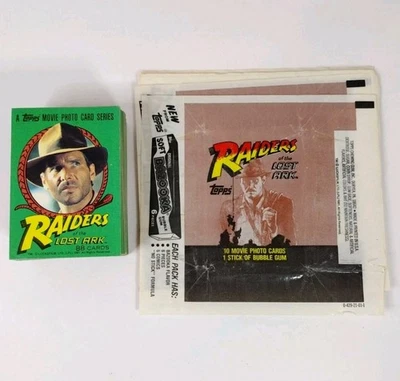 1981 Topps Indiana Jones Raiders of the Lost Ark Trading Card Set Complete 1-88 - Image 1 of 4