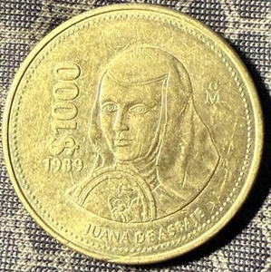 1989 Mexico 1000 Pesos - Picture 1 of 2