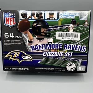 NFL Baltimore Ravens Toy Building Blocks Endzone Set OyOSports 2013 - New Sealed - Bild 1 von 10