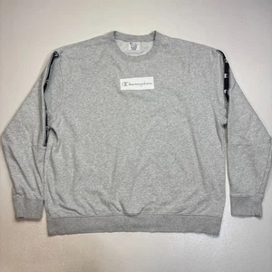 Champion Sweater Herren 2XL Pullover Grau Langarm Logo Classic Fleece Gym - Bild 1 von 7