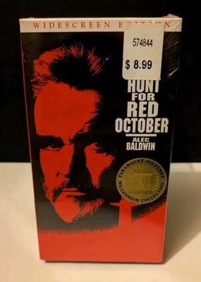 "The Hunt for Red October" (1990) Sealed And New Action VHS 1996 Widescreen  - Image 1 of 4