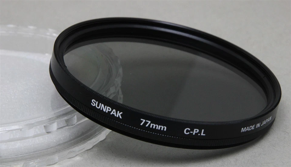77mm Screw-In Filter SUNPAK C-PL Circular Polarizer Made in JAPAN - Image 1 of 1