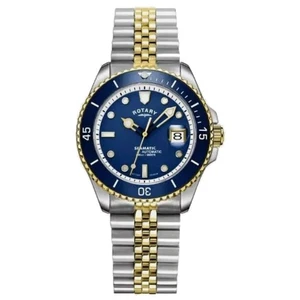 Rotary Seamatic Men's Automatic Blue Dial Watch GB05436/05 - Picture 1 of 2