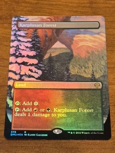 MTG Dominaria United - Karplusan Forest - DMU 379 - Borderless FOIL - Bild 1 von 2