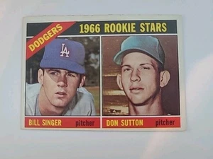 JA3560 1966 Topps Don Sutton RC #288 Los Angeles Dodgers en muy buena condición - Imagen 1 de 13