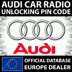 AUDI RADIO UNLOCK PIN CODE ALL MODELS AUZ1Z1 AUZ1Z2 AUZ2Z2 AUZ2Z3 AUZ5Z4 AUZBZ7 - Bild 1 von 4