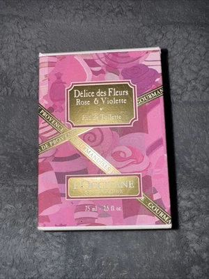 L'occitane Delice Des Fleurs Rose & Violette EDT 75ml  2.5oz Discontinued Rare - Image 1 of 4