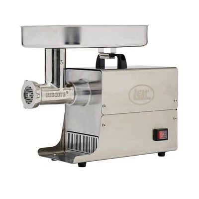 LEM Food Grinder Big Bite #5 .35 Horsepower Stainless Steel Electric Heavy Duty - Image 1 of 4