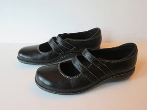 EUC Clark’s Bendables Size 6M Women’s Black Leather Mandy May Mary Jane - Picture 1 of 8