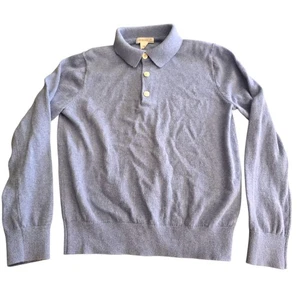 Crewcuts cotton cashmere polo sweater boys size S Blue Top - Picture 1 of 6