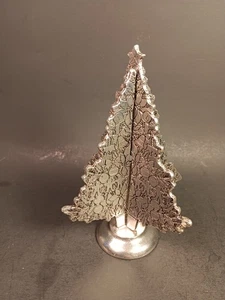 Woodbury Pewter Christmas Tree Figurine Etched 3D - Picture 1 of 7