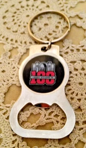 Ohio State University Keyring Bottle Opener 100th Anniv Stadium Silver Metal - Picture 1 of 9