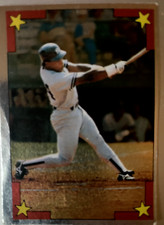 RARE 1986 Rickey HENDERSON #155 AS mini card Foil O-Pee-Chee