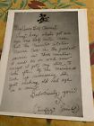 Ww2 Period Copy Of Letter From Fred Lasswell To Usmc General Clement