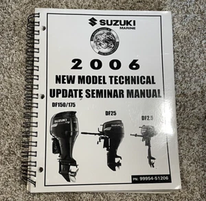 Suzuki Marine 2006 nuevo modelo actualización técnica manual seminario #99954-51206 - Imagen 1 de 1