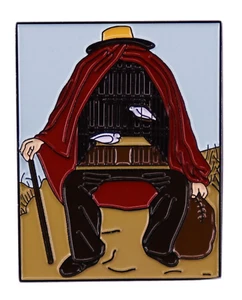 Der Therapeut 1937 Rene Magritte Surrealist Ölgemälde Kunst 1,5" Emaille Pin NEU - Bild 1 von 1