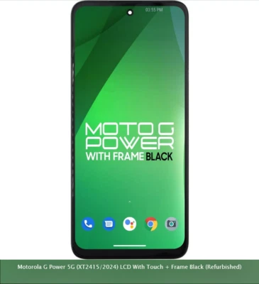 Motorola G Power 5G (XT2415/2024) LCD Con Táctil + Marco Negro (Calidad Probada) Foto 1 de 2