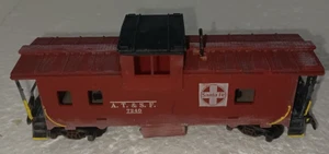 A.T. & S.F. 7240 Santa Fe HO Scale Red Caboose Fully built Semi painted - Picture 1 of 6