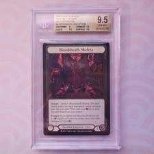 Flesh & Blood TCG Crucible of War BLOODSHEATH SKELETA COLD FOIL BGS 9.5