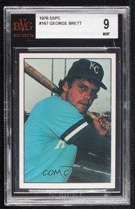 1976 SSPC George Brett #167 BVG 9 MINT HOF