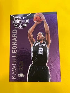 DA72238 2014-15 totalmente certificado platino púrpura #90 Kawhi Leonard #27/49 - Imagen 1 de 2