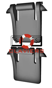 Razer Cynosa Lite Keyboard Spare Replacement Tilt Leg Stall Foot Feet Set - Picture 1 of 3