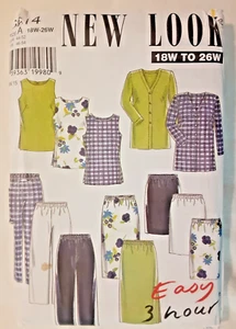 Simplicity NEW LOOK Patrón 6614 Pantalones Miss Camisa Top Falda Costura Proyecto H - Imagen 1 de 2