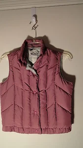 Woolrich Dusty Rose, Down, Snap Front Vest, Womens Med. - Picture 1 of 9